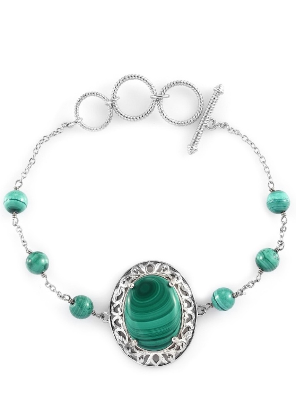 Malachite Toggle Bracelet